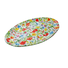 Flores Oval Melamine Serving Platter